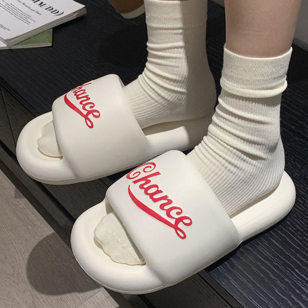 4color chance logo rubber room shoes