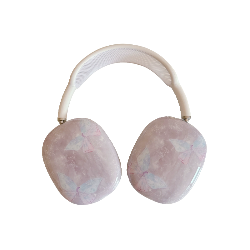 marble butterfly AirpodsMax cover
