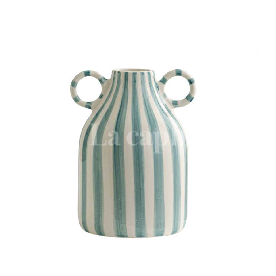 striped ceramic vase (3colors)