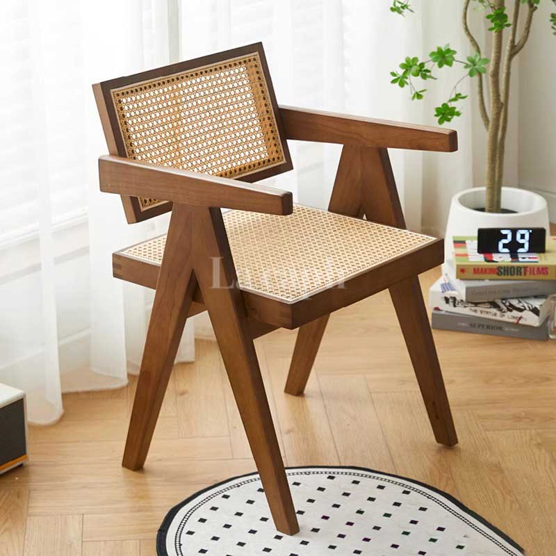 rattan wood chair(4colors)