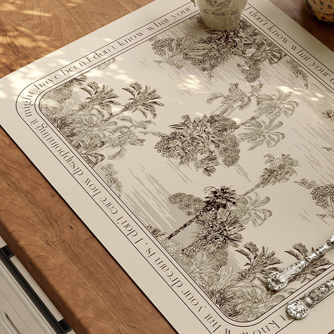 black glorious tree sink mat