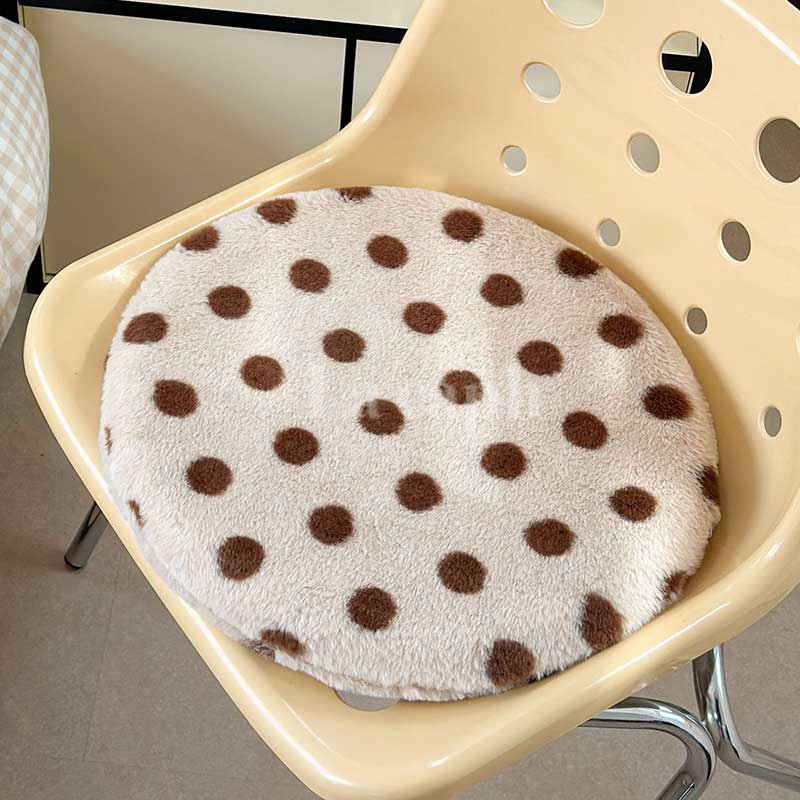 dot round chair cushion (6colors)