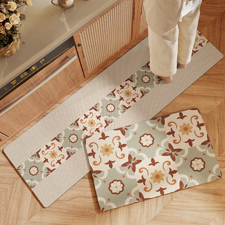 9design retro pattern kitchen mat