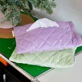 3color corduroy quilting tissue case