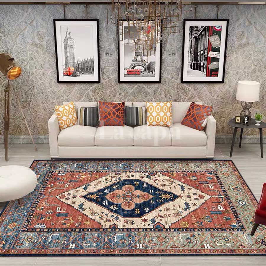 bohemian pattern rug