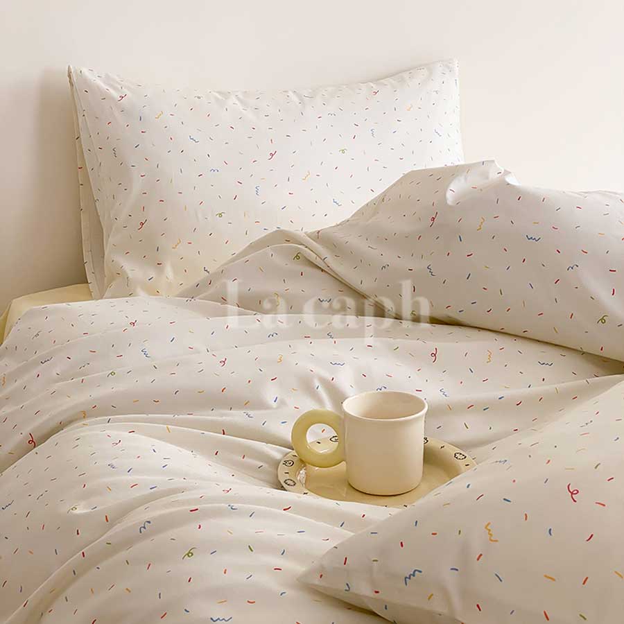 polka dot bedlinen set (4designs)