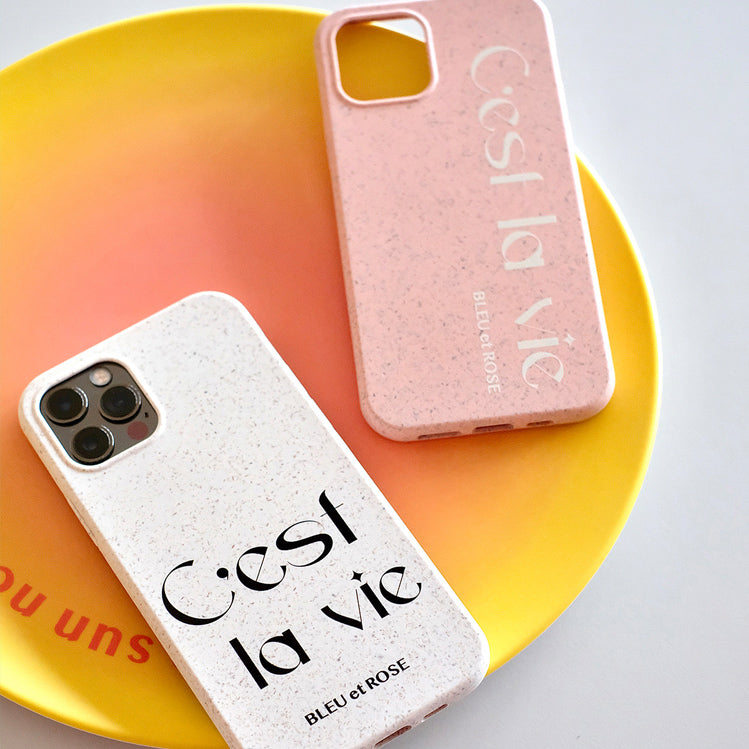 2color stone logo iPhone case
