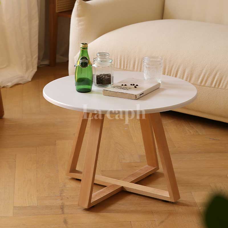 round cross leg table(2colors)