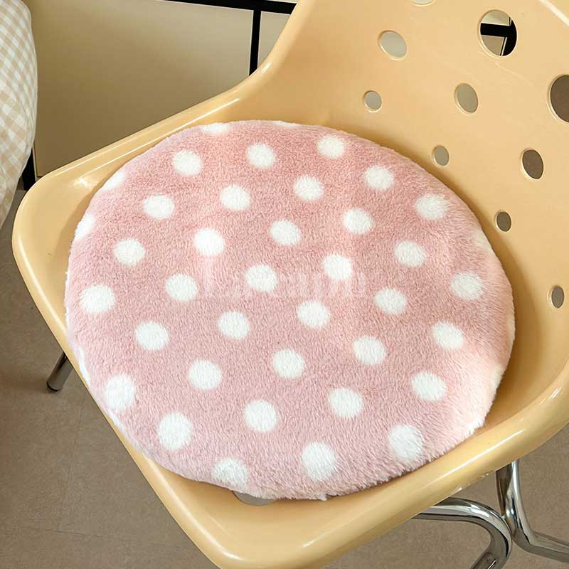 dot round chair cushion (6colors)