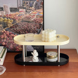 2size oval tray display rack