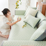 3color wavy line cool cushion