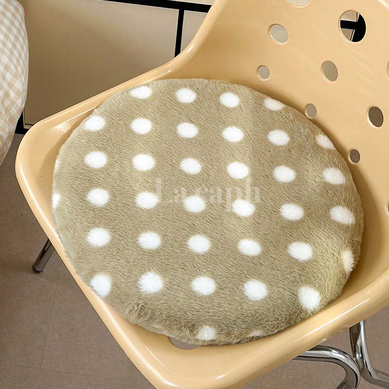 dot round chair cushion (6colors)