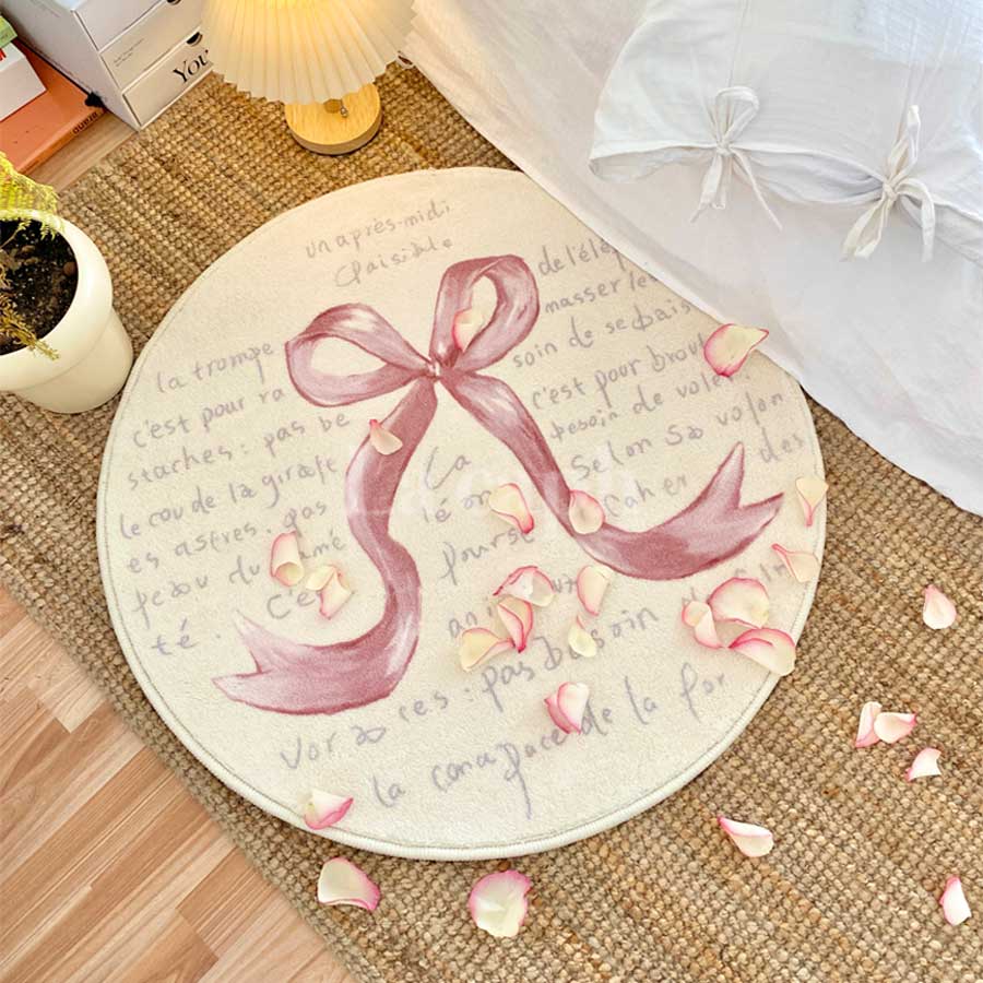 sweet ribbon rug (4designs)