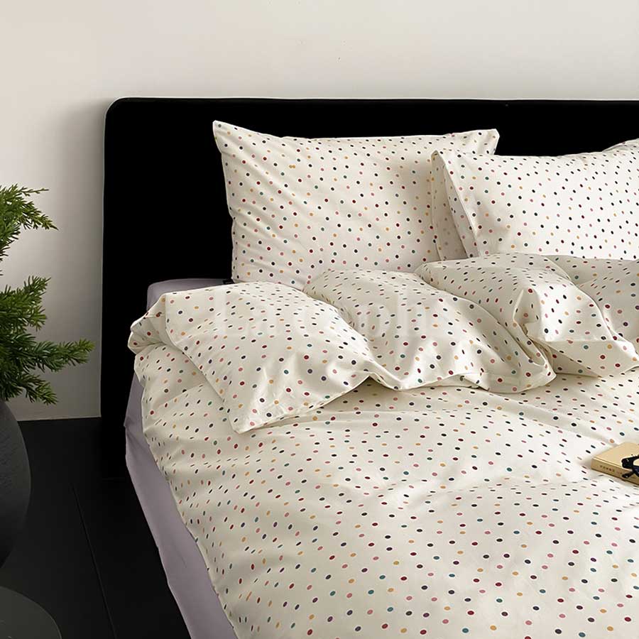 polka dot bedlinen set (4designs)