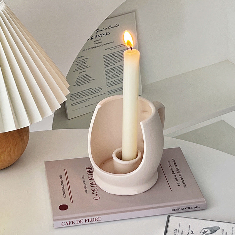 3design ceramic modern candle holder