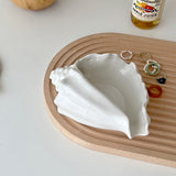 white shell accessory tray