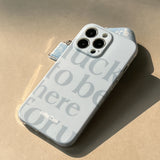 blue puzzle iPhone case