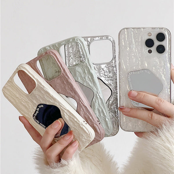 【即納】8color metallic rock iPhone case /  white , iPhone 12 Pro Max