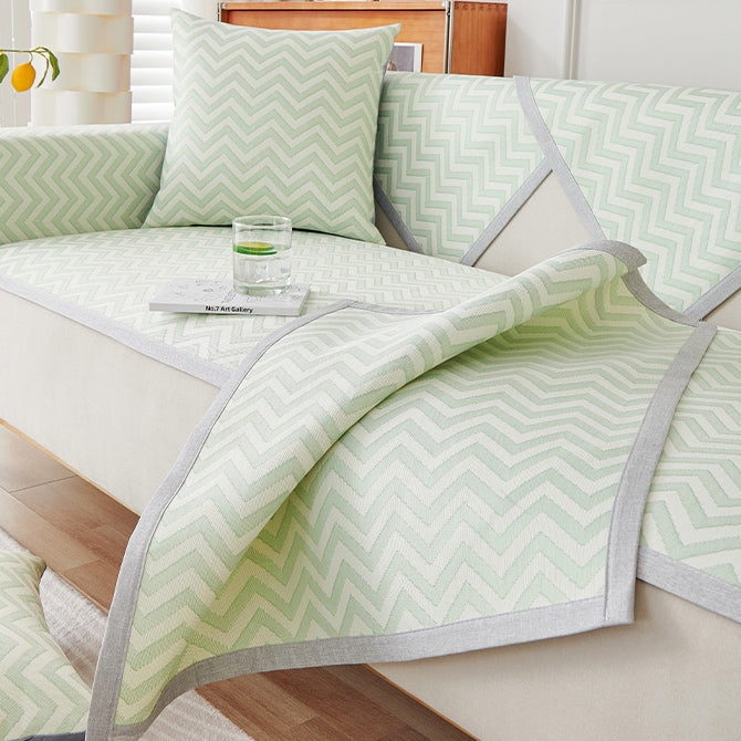 3color wavy line cool cushion