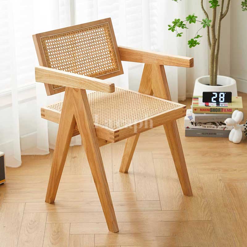 rattan wood chair(4colors)