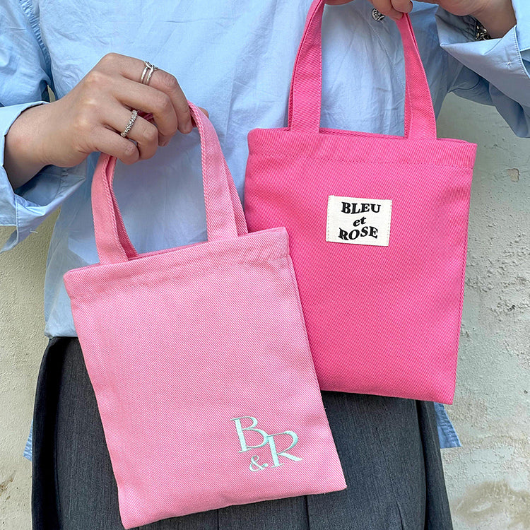 2design pink canvas mini bag