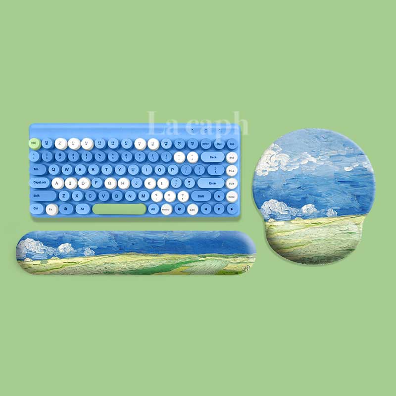 artistic mouse pad & wrist rest