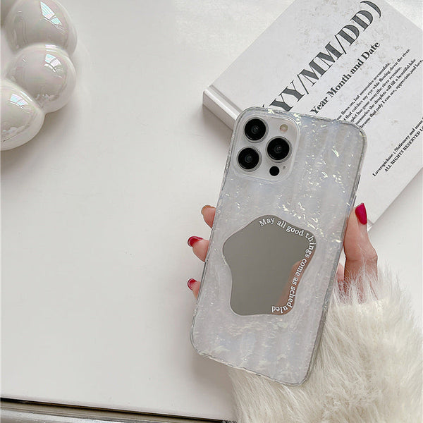 【即納】8color metallic rock iPhone case /  white , iPhone 12 Pro Max