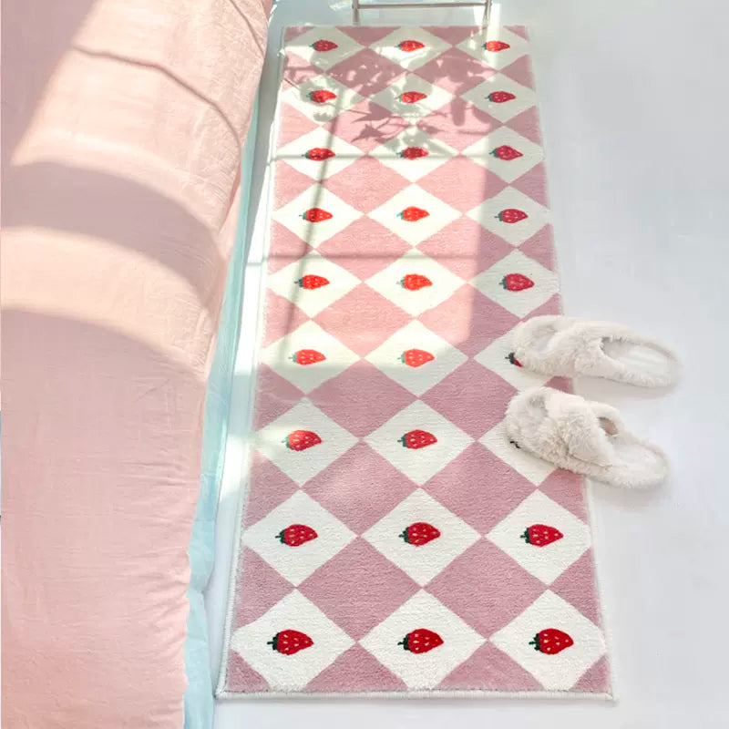 8design retro square floor mat