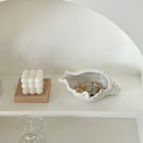 white shell accessory tray