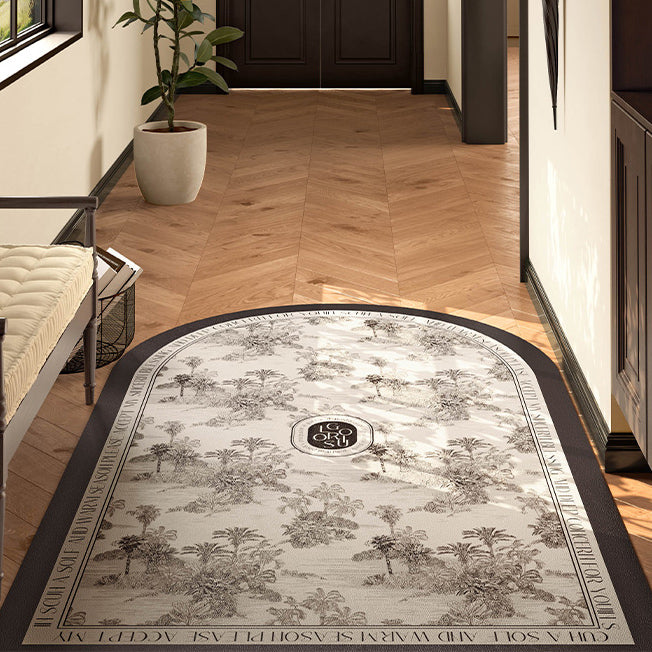 black glorious tree door mat