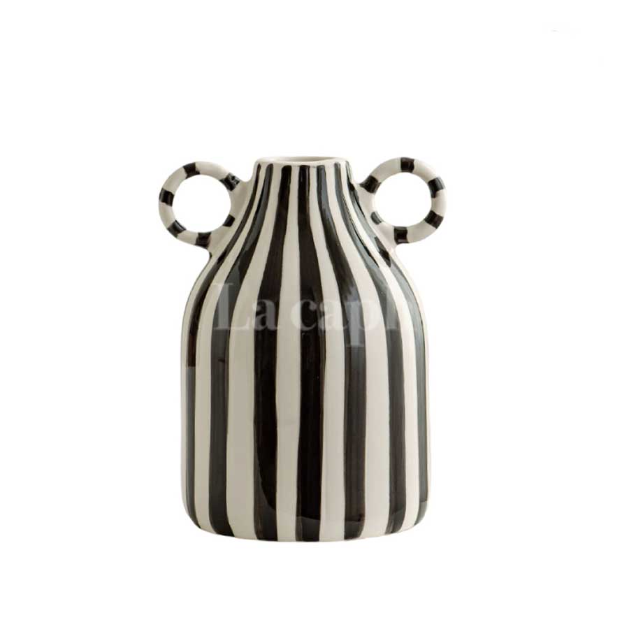 striped ceramic vase (3colors)