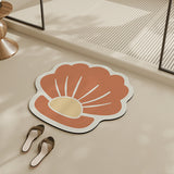 6design sea shell bath mat