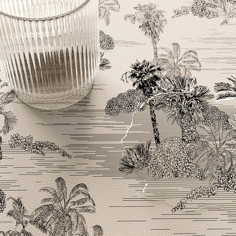 black glorious tree table mat