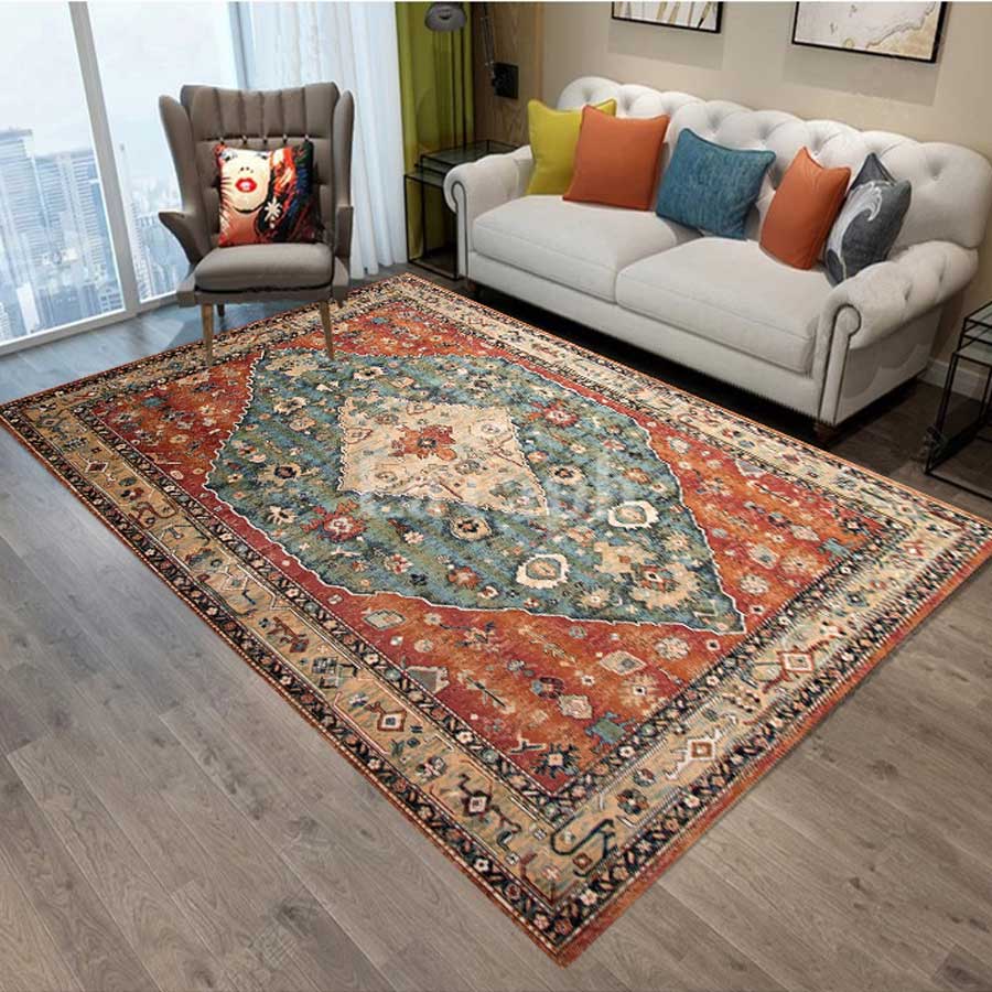 heritage mosaic rug