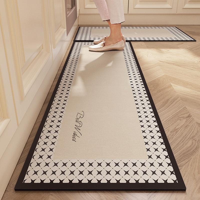 【即納】6design elegance simple kitchen mat / 45×70cm+45×180cm , C