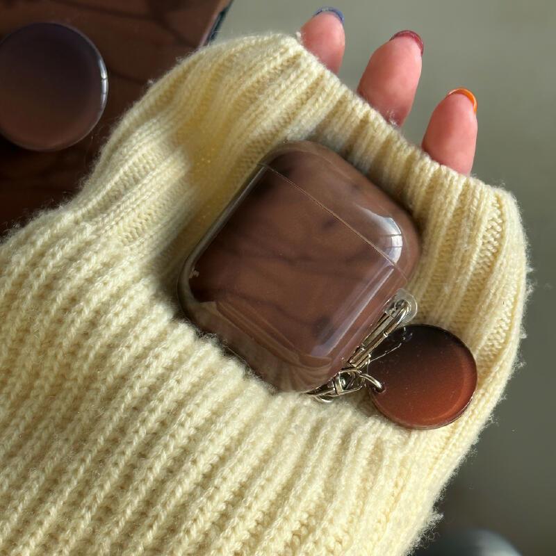 dark brown shadow Airpods case