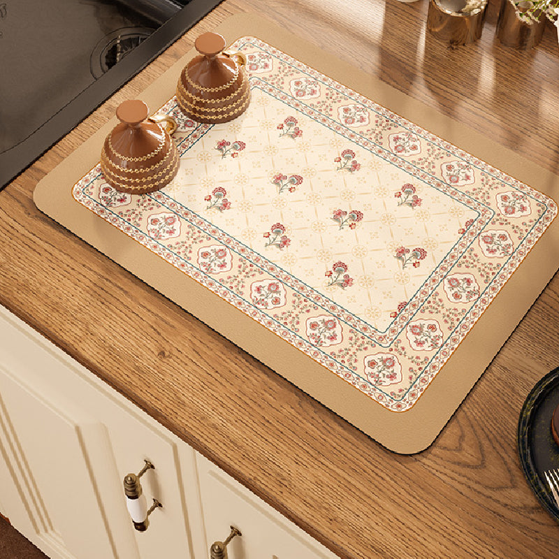european elegant sink mat