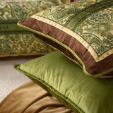 green blooming cushion