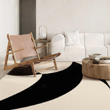 4design monotone wave square carpet