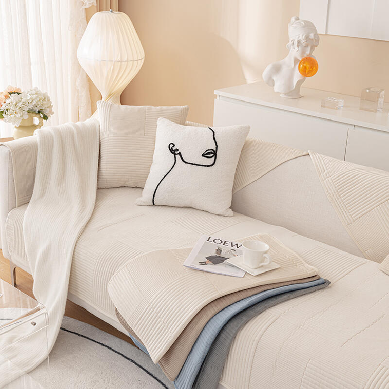 4color simple stripe sofacover