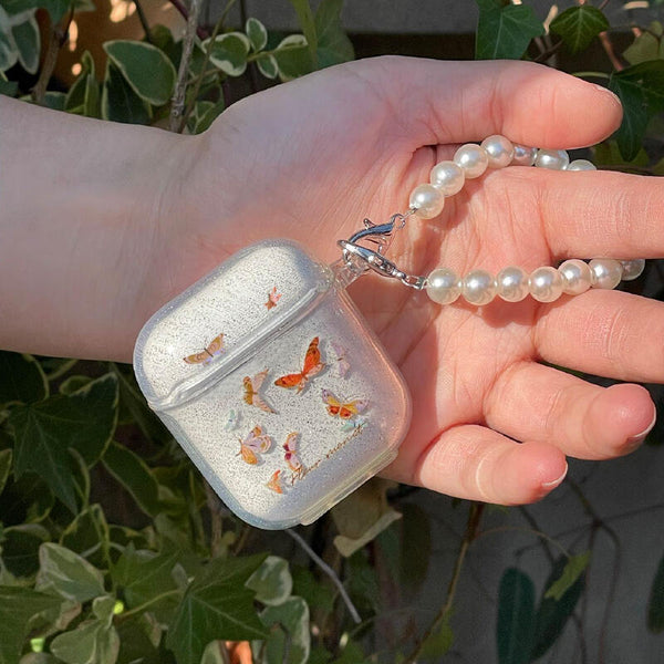 butterfly garden AirPods case