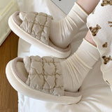 9color quilted down roomshoes