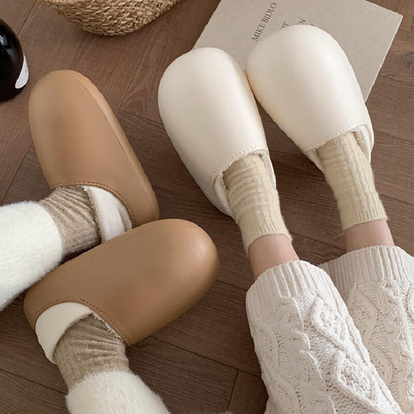 waterproof 2type fluffy roomshoes