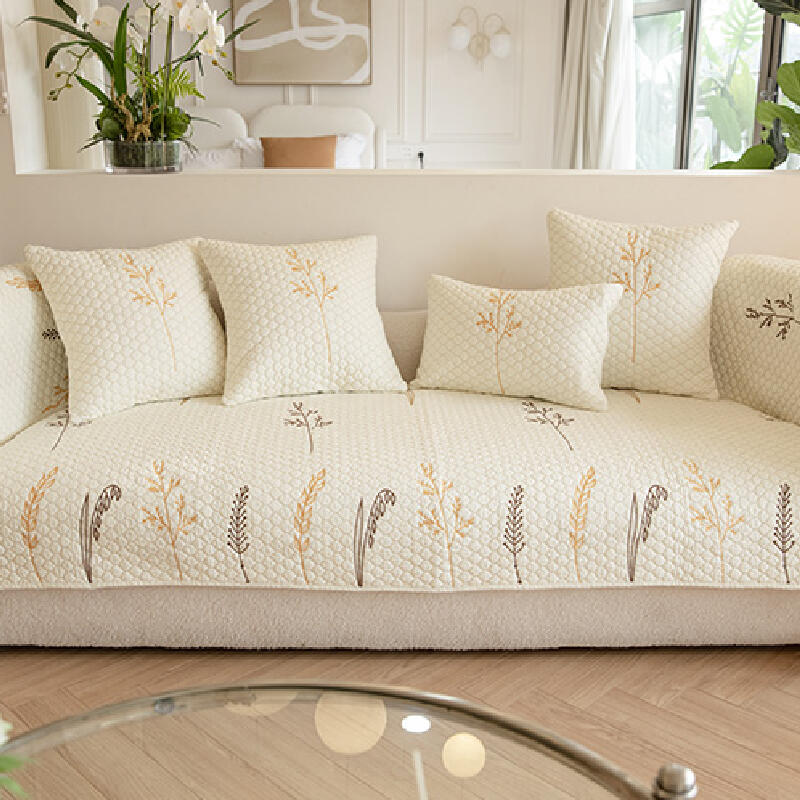 quilting grass pattern sofa cover