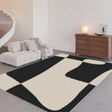 4design monotone wave square carpet