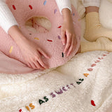 donut velvet cushion