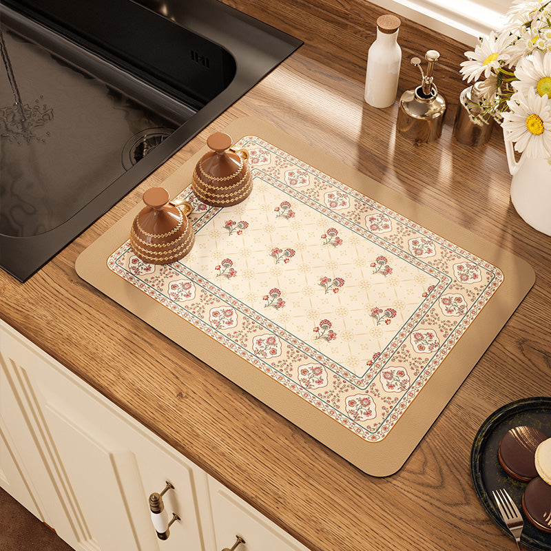 european elegant sink mat