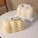 4color cream cloud tissue case