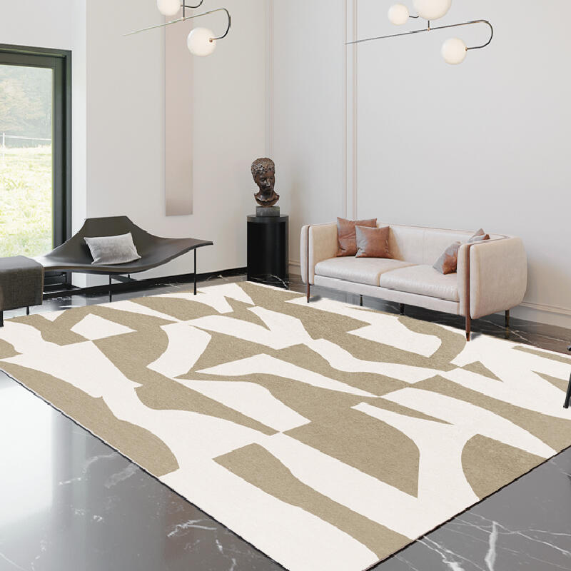 4design brown modern square carpet