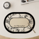 art philosopher logo place mat